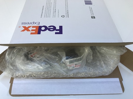 Goods in FedEx box