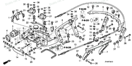 Передняя крышка двигателя и компоненты