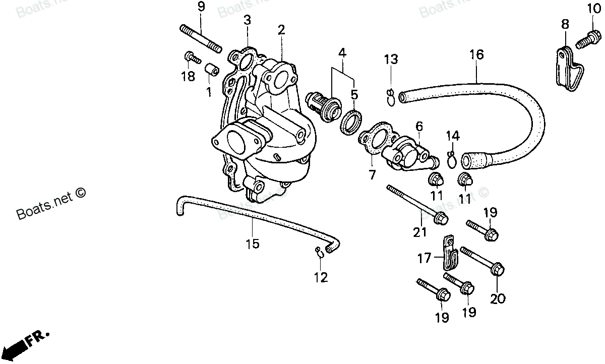 THERMOSTAT INLET MANIFOLD