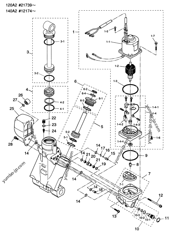 Устройство усилителя подъёма (изменение угла) мотора