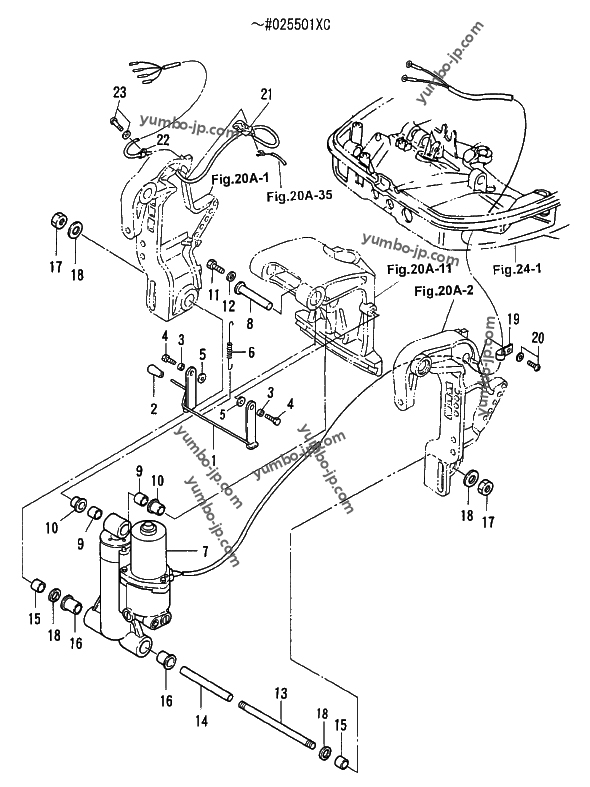 Устройство усилителя подъёма (изменение угла) мотора (OLD)