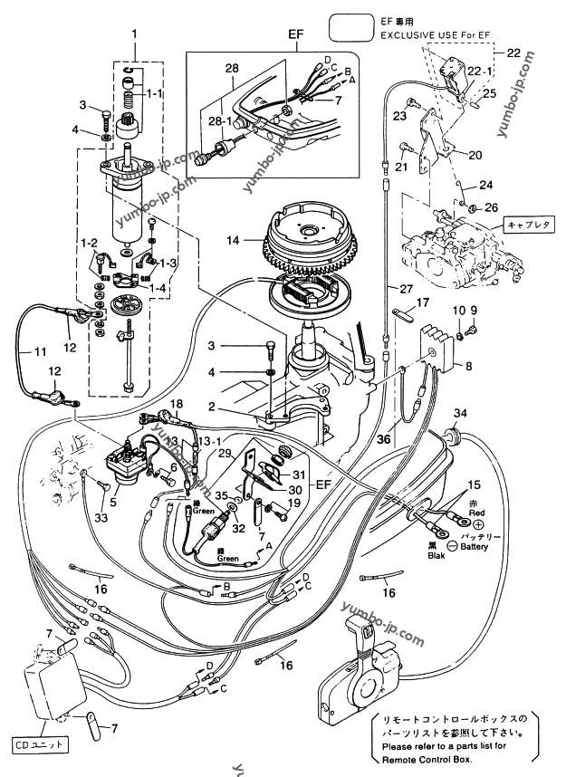 OPTIONAL PARTS ELECTRIC STARTER