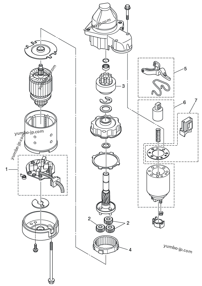 ELECTRIC PARTS (START MOTOR 2)